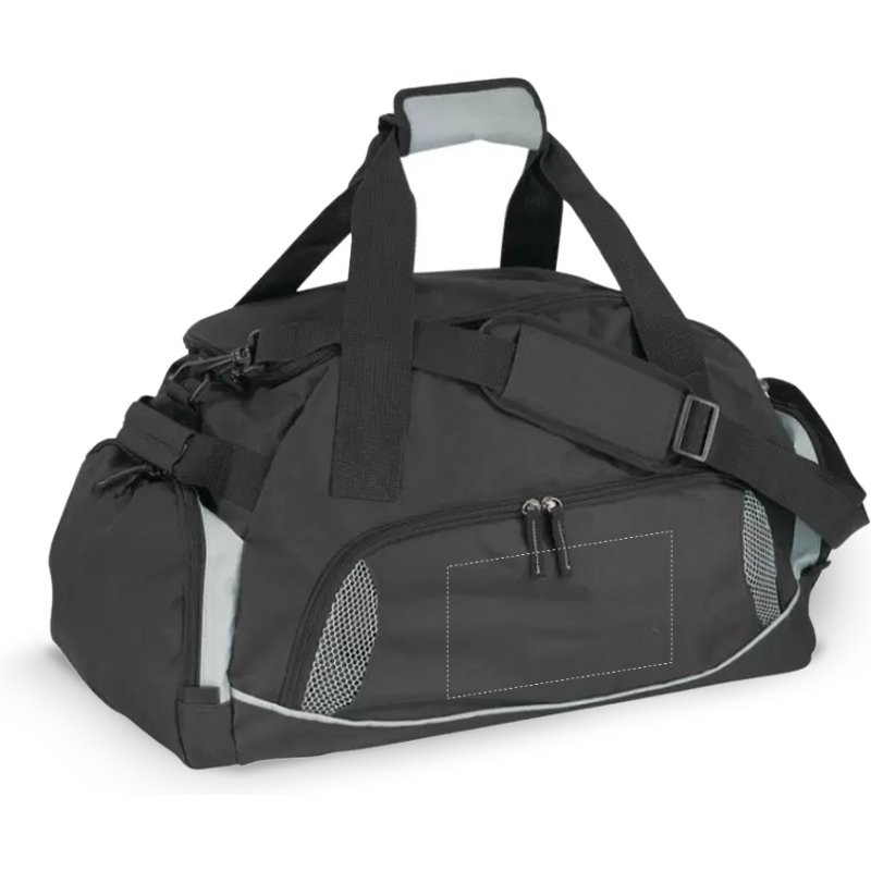 Sac de sport et de voyage publicitaire bicolore - marquage multicolore