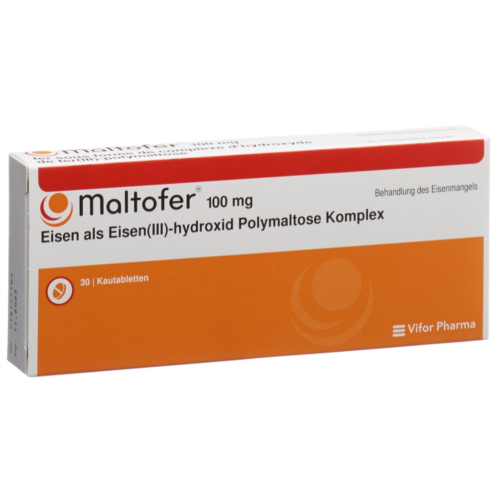 MALTOFER Kautabl 100 mg Blist 30 Stk