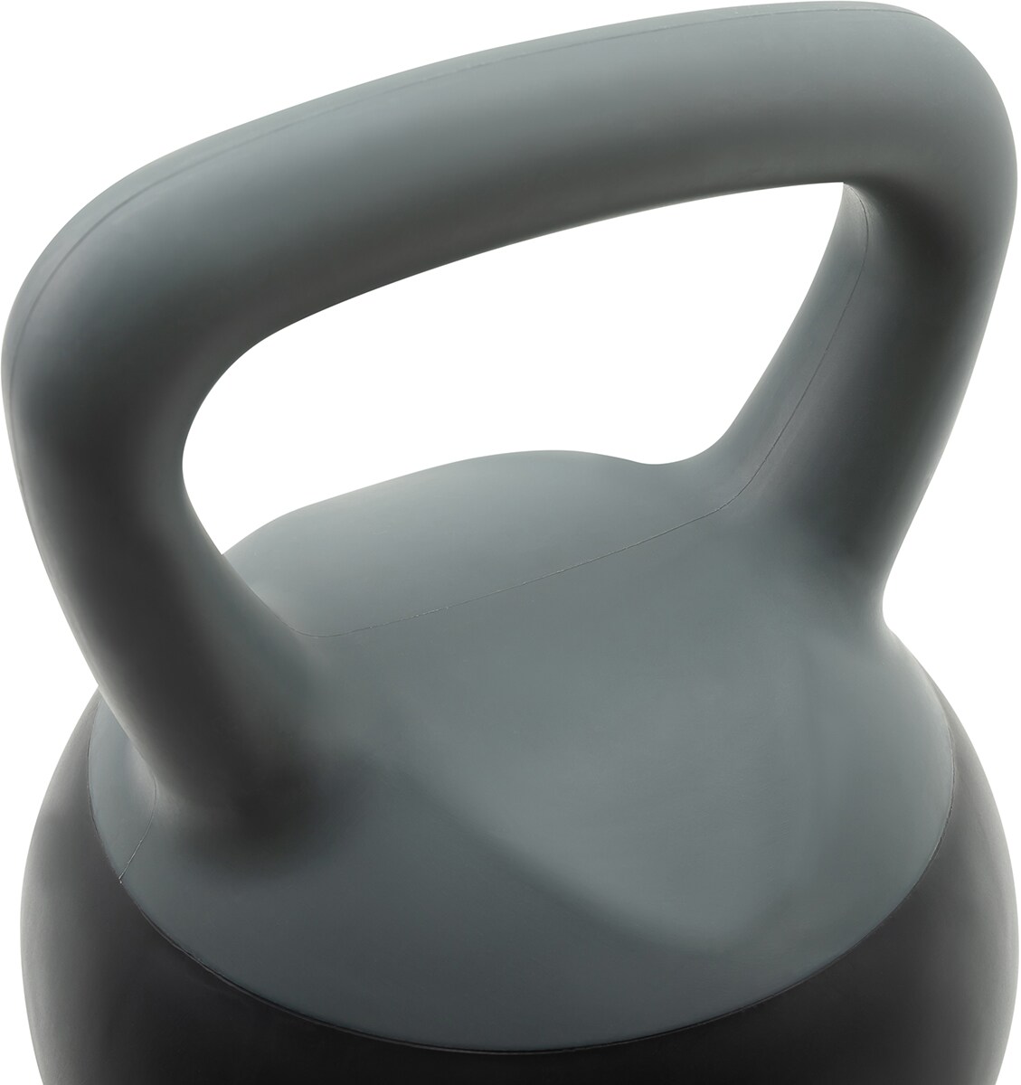 Miweba Sports Soft-Kettlebell KB100, 4-10 kg, PVC-Kugelhantel, Eisengranulat, rosa/türkis/grau (Grau, 10,0 kg)