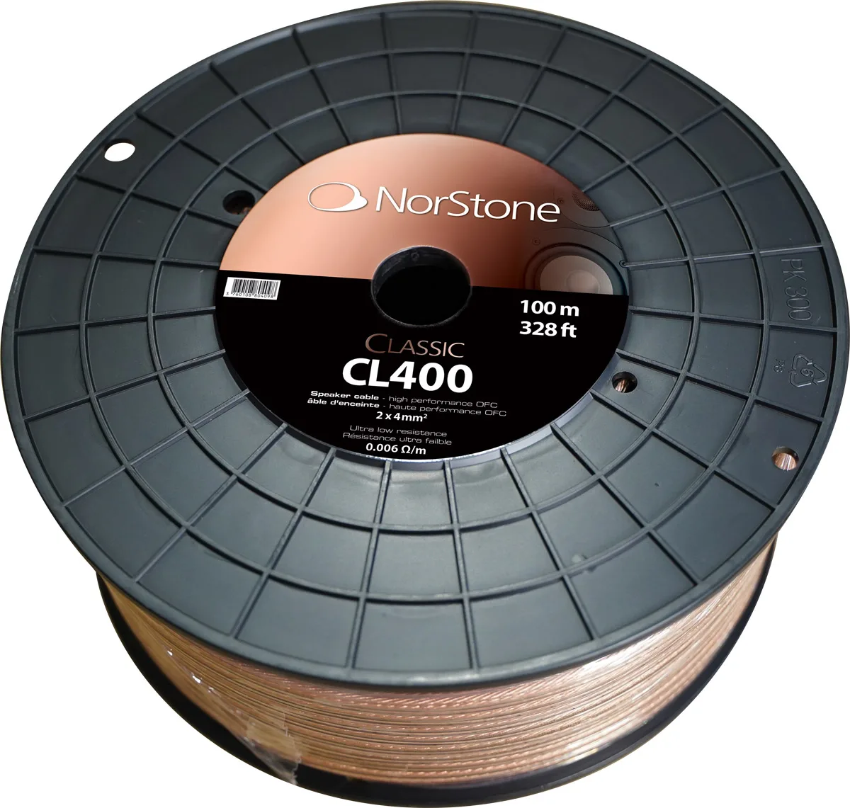NorStone CL400 (bobine de 100 m) Câbles d'enceintes en bobine