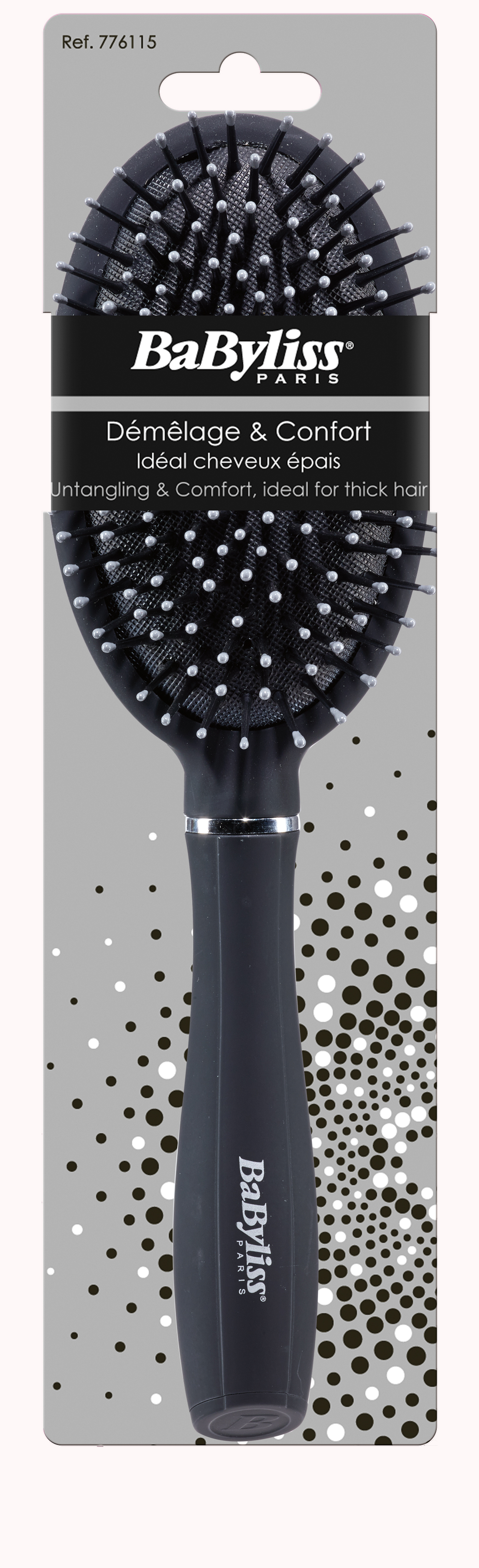 BABYLISS Pneumatische Ovalbürste mit Noppen 1 Stk