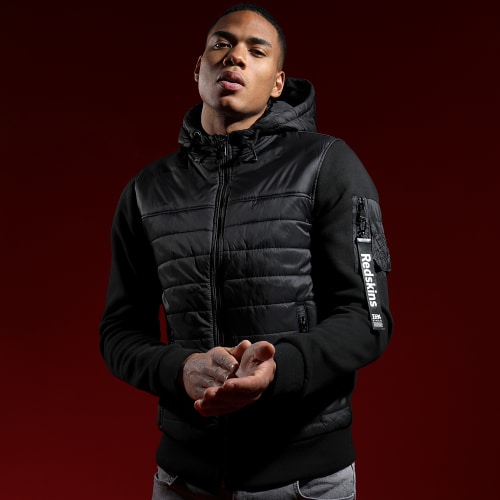 Veste Zippée Capuche Turner Zinc Noir