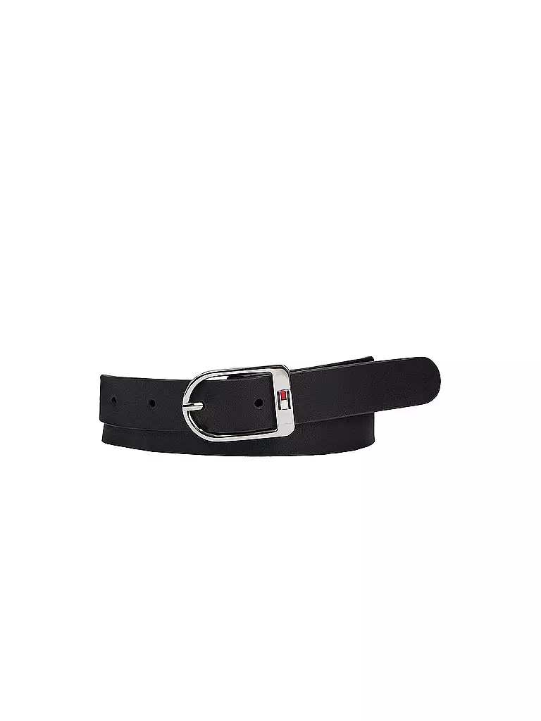 TOMMY HILFIGER Ledergürtel schwarz