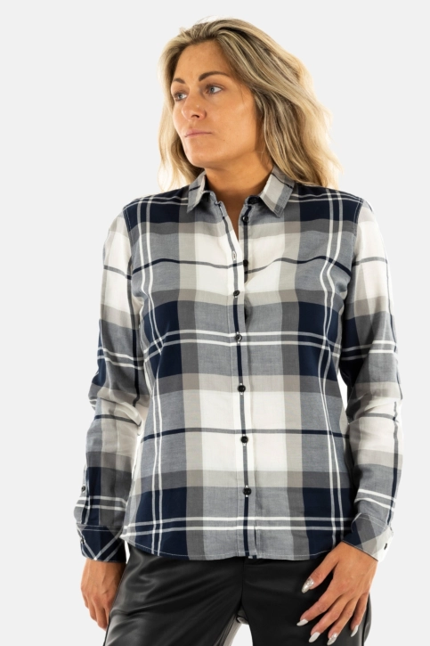 chemisier barbour bredon shirt ny74 navy tartan
