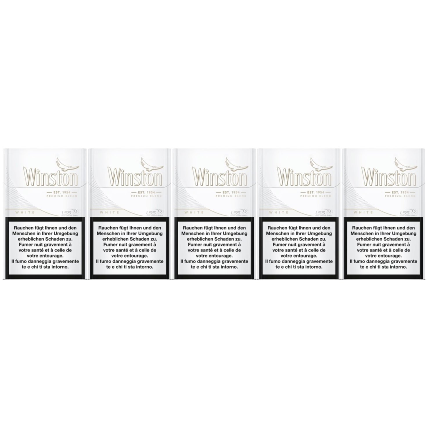 Winston Zigaretten White Box Stange
