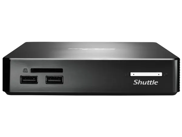 Shuttle XPC nano NS02AV2 - Android PC - mini PC 1 RK3368 op til - RAM 2 GB - flash - eMMC 16 GB - PowerVR SGX6110 - Gigabit Ethernet - Android 8.1 (Oreo) - skærm: ingen - sort