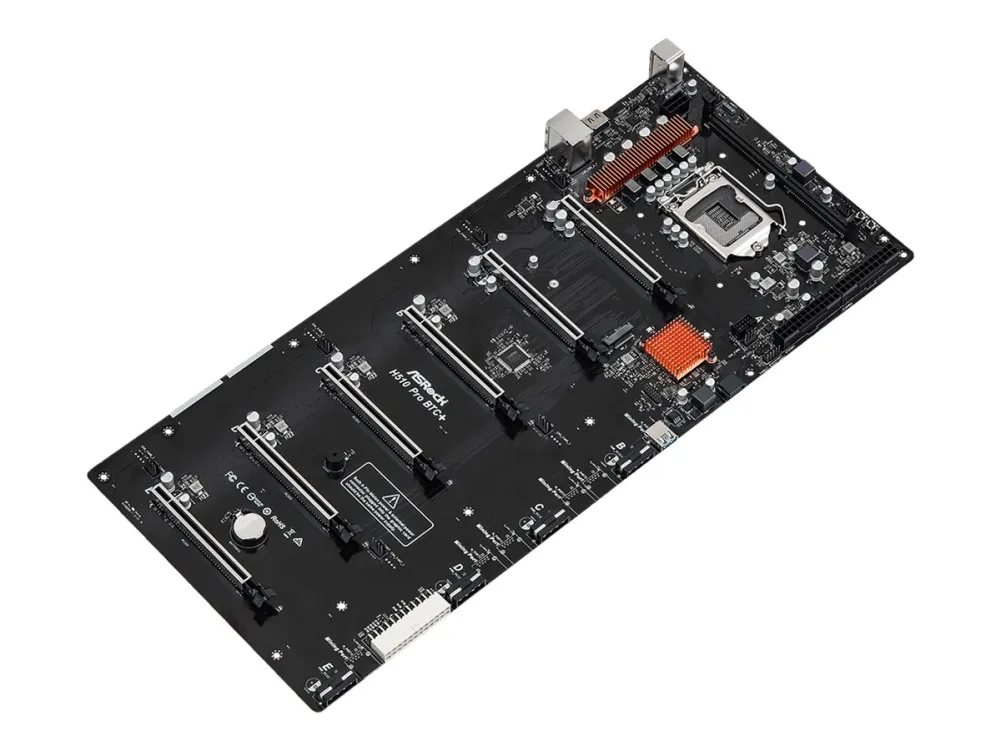 [OUTLET] - ASRock H510 Pro BTC  - Bundkort - LGA1200 sokkel - H510 Chipset - USB 3.2 Gen 1 - Gigabit LAN - onboard grafik (CPU påkrævet)