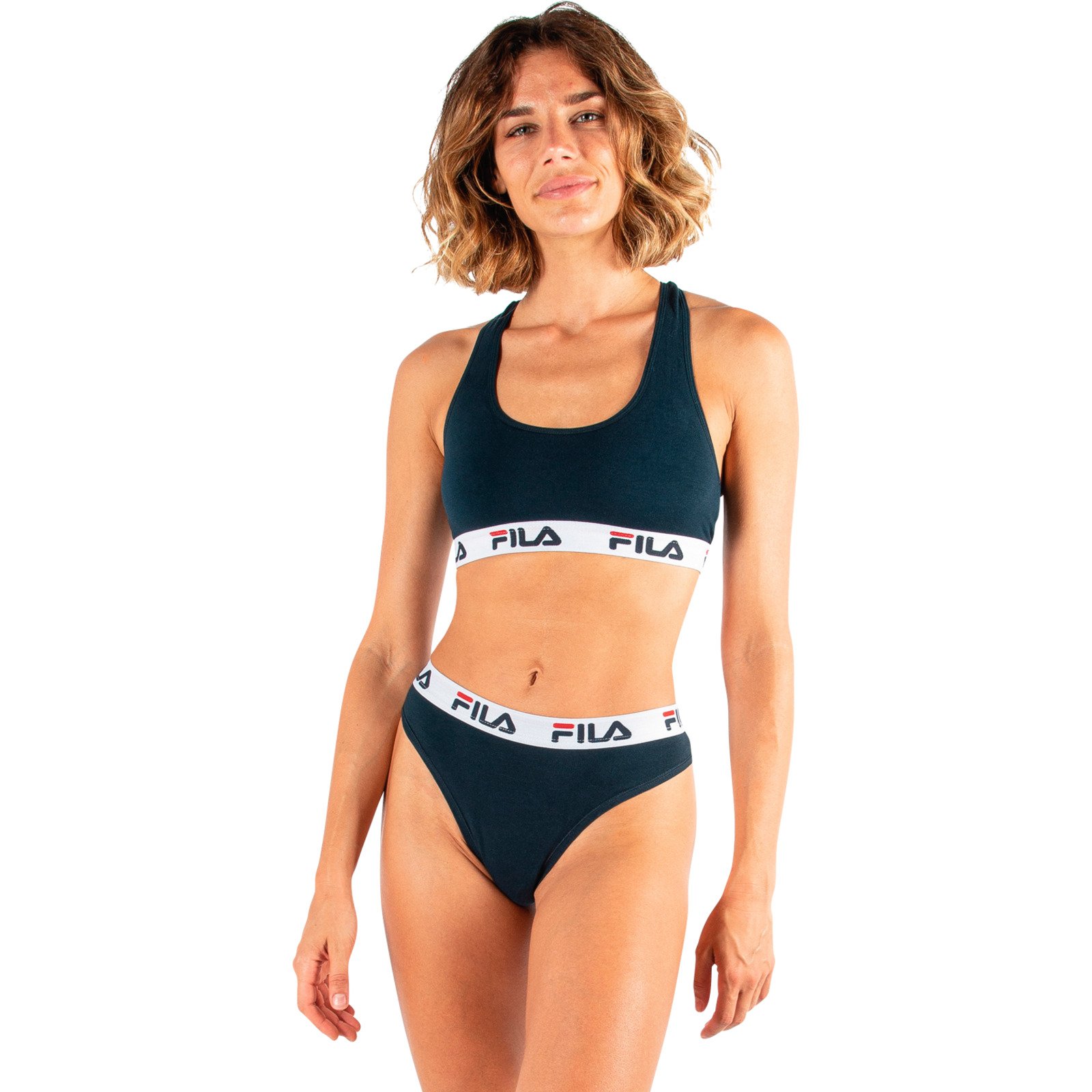 Fila Damen-Sport-String S, navy