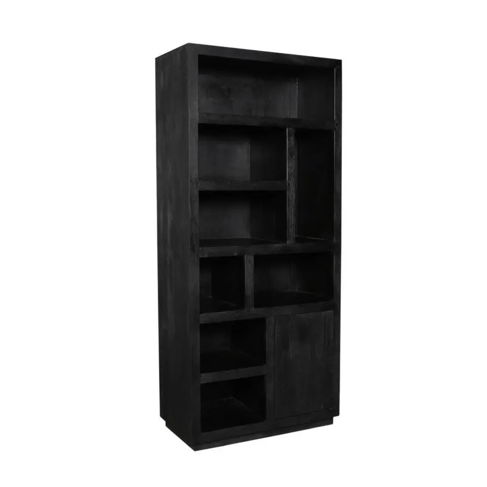 StarFurn - Vakkenkast Brussel 90 cm - zwart