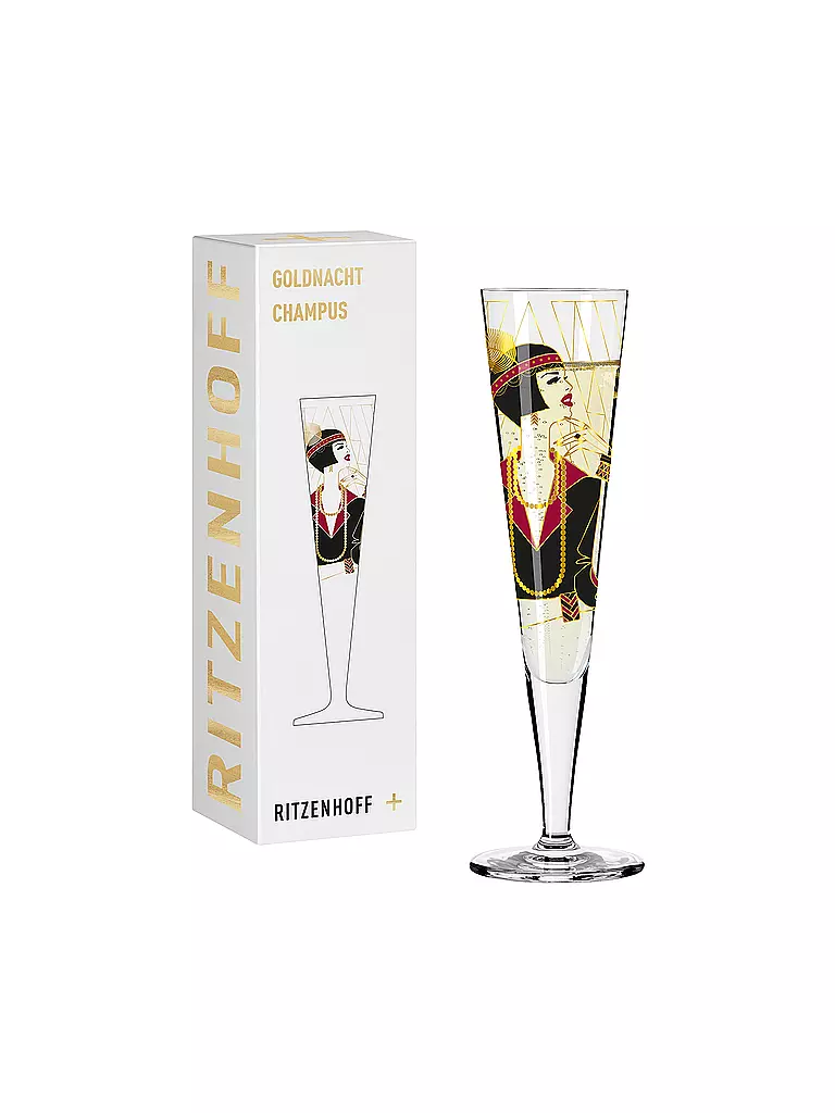 RITZENHOFF Champagnerglas Goldnacht 2022 #27 Samy Halim gold