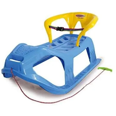 Jamara Snow Play Schlitten mit Lehne, blau, 90 cm