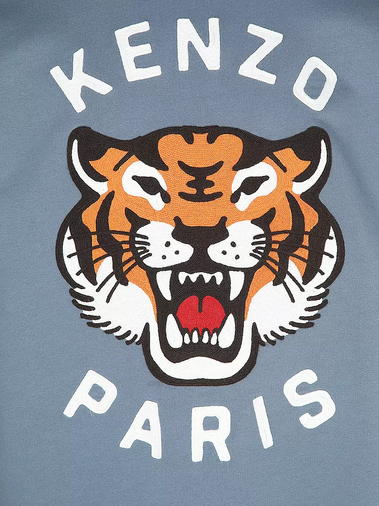 KENZO Sweater LUCKY TIGER blau