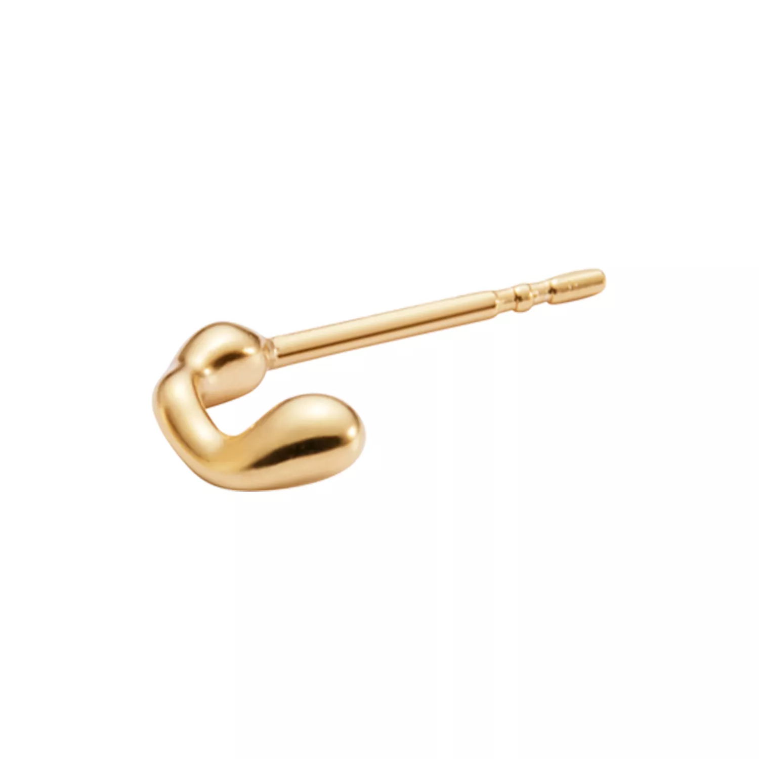 Maria Black Havfruen Ørering Single 18 kt. Forgyldt Sølv 101036YG