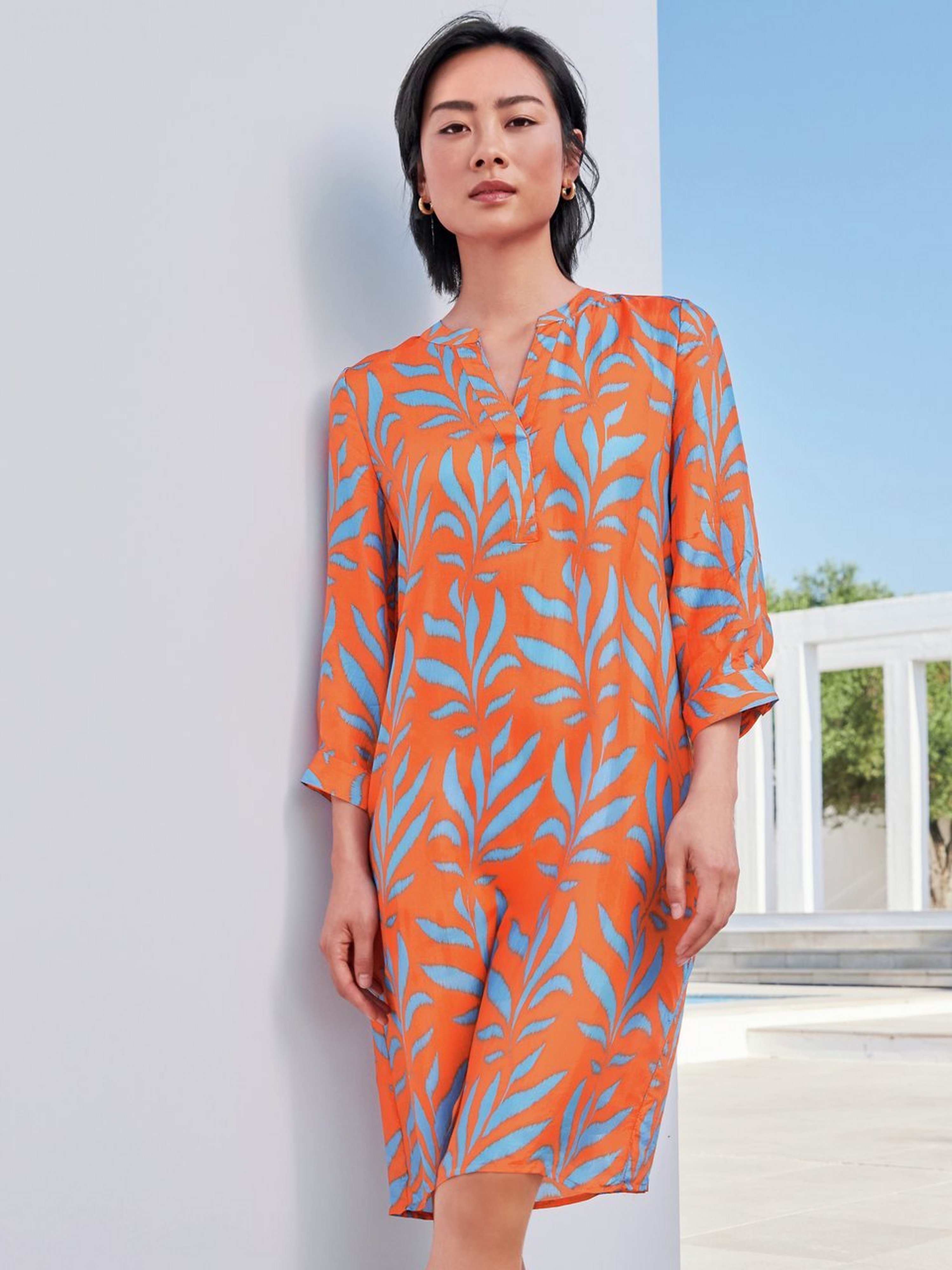 Kleid mit 3/4-Arm