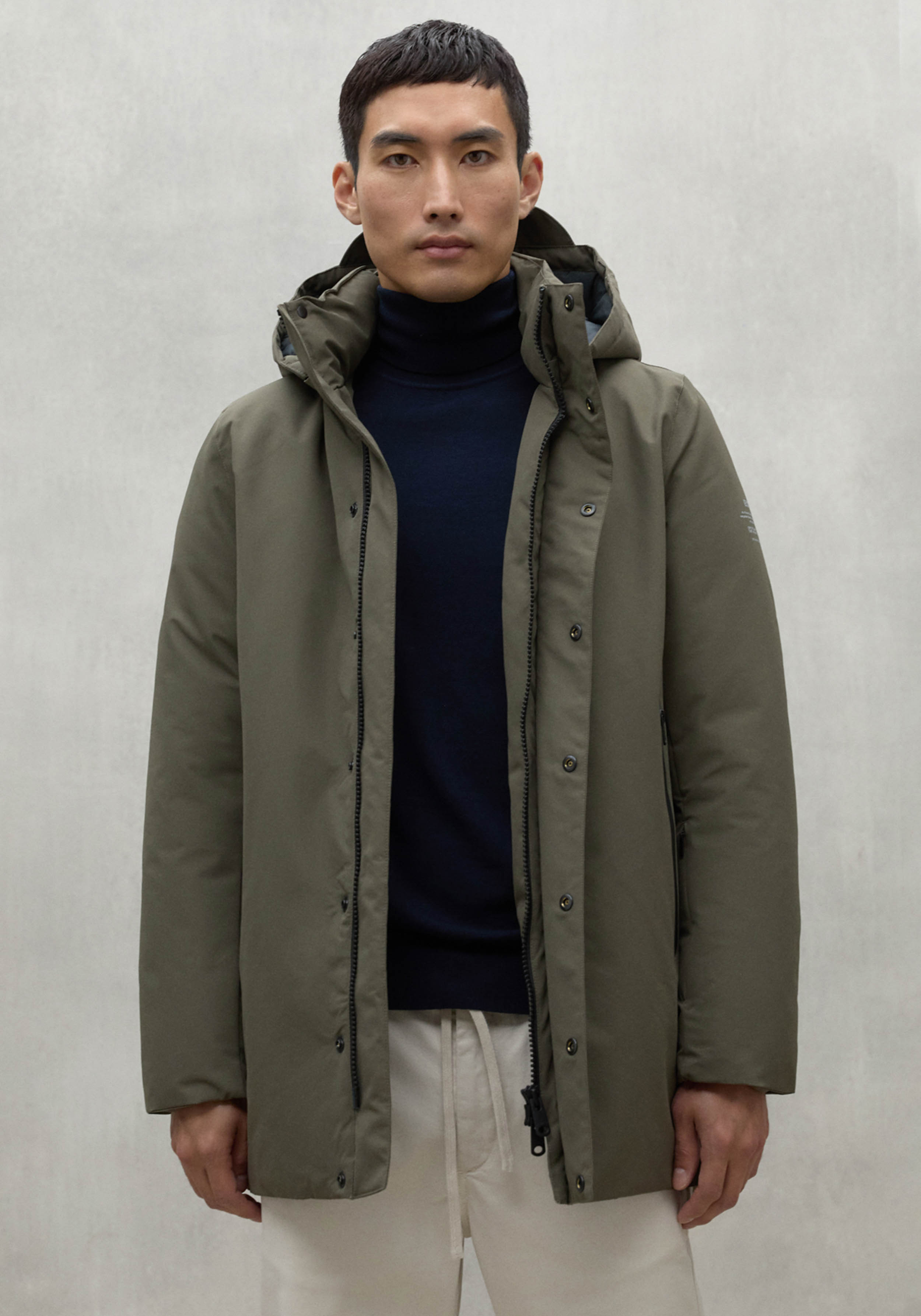 Ecoalf Parka Parko Dark Olive