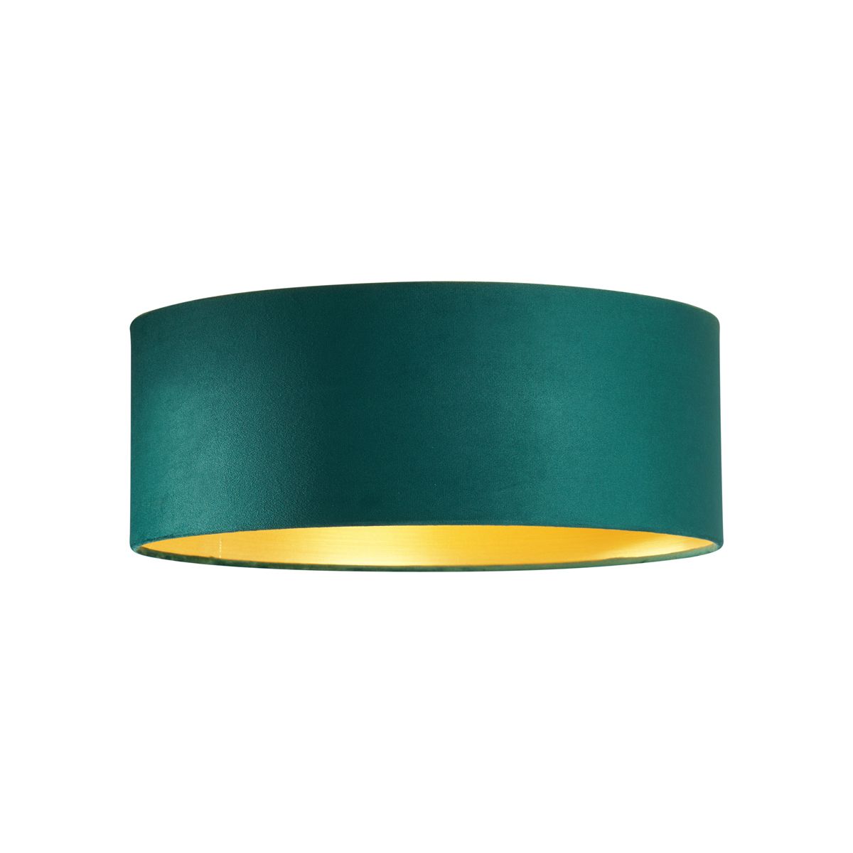 Moderne plafondlamp groen velours 40cm incl. LED 3-staps dimbaar - Sue