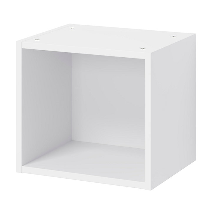 Caisson haut de cuisine ouvert GoodHome Caraway Blanc H. 36 cm x l. 40 cm