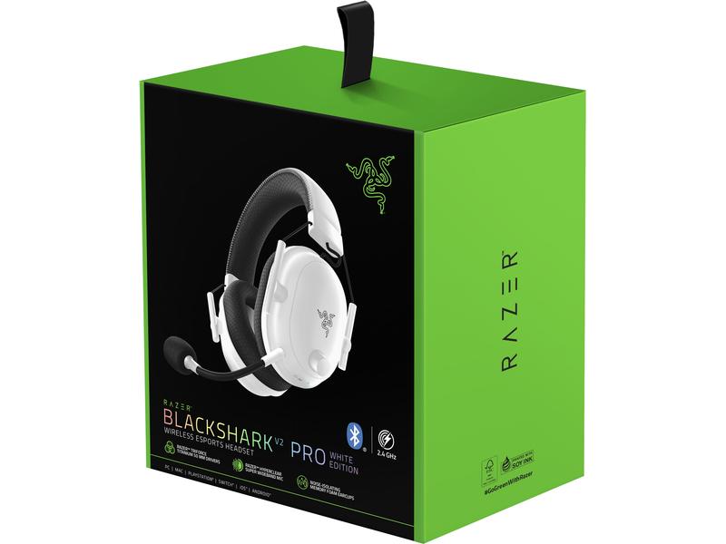 Razer Headset BlackShark V2 Pro 2023 Weiss Kabelloses Over-Ear Gaming Headset