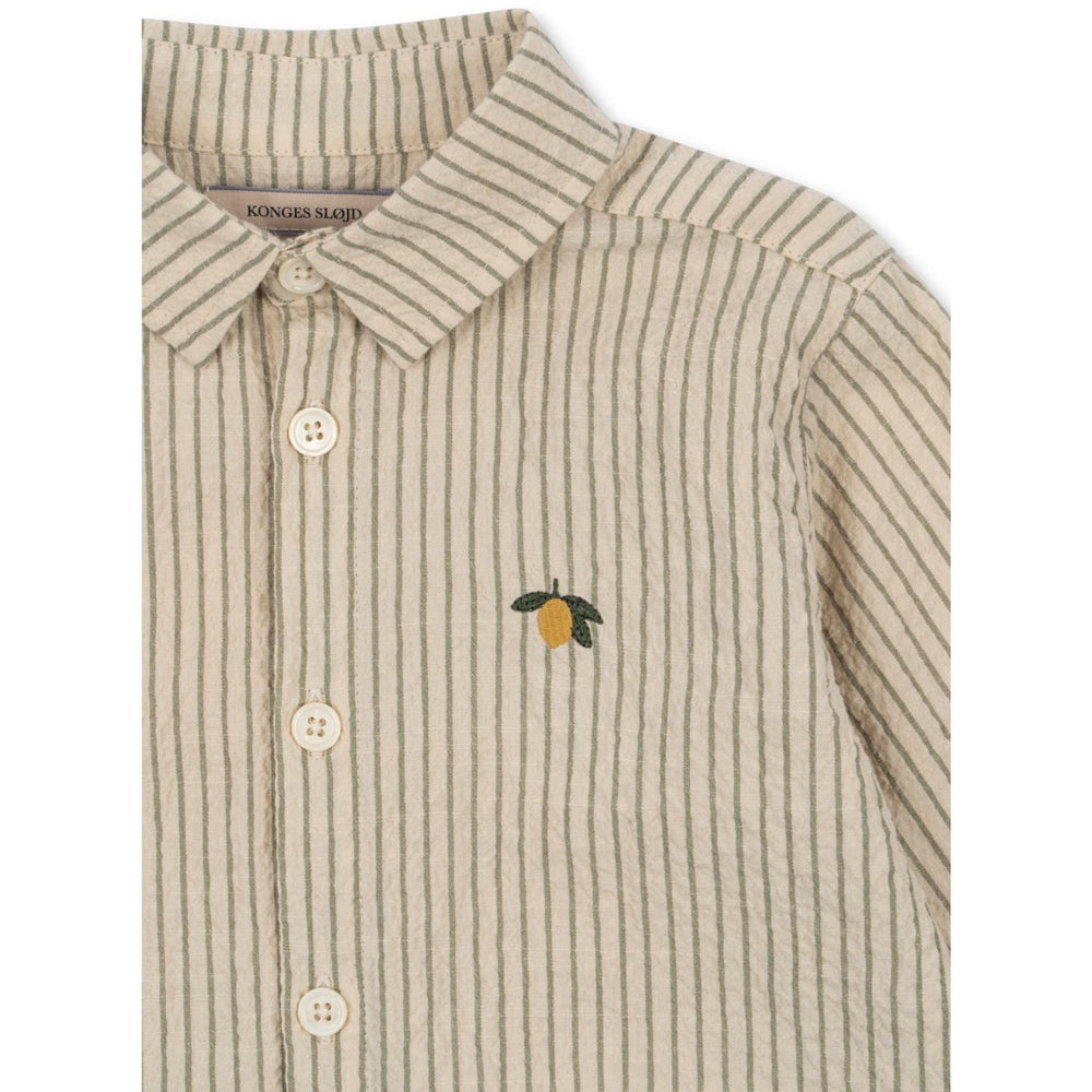 Køb Konges Sløjd Tea Stripe Elliot Ls Skjorte GOTS