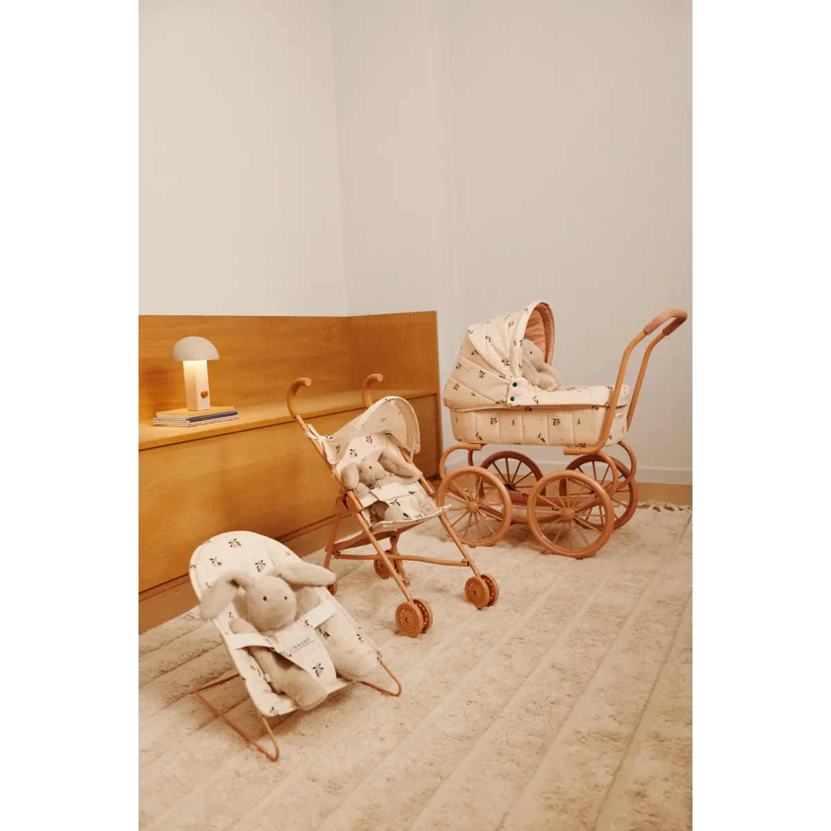 Liewood Elsie Doll Stroller peach sea shell