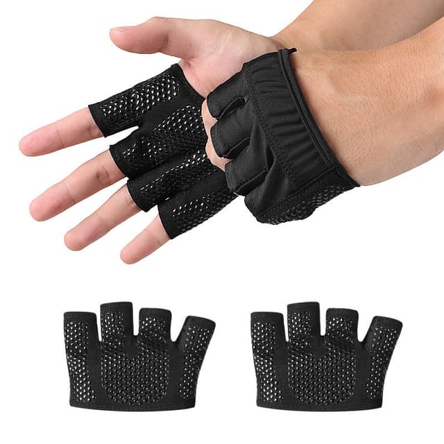Komfortable og åndbare halvfingerhandsker
