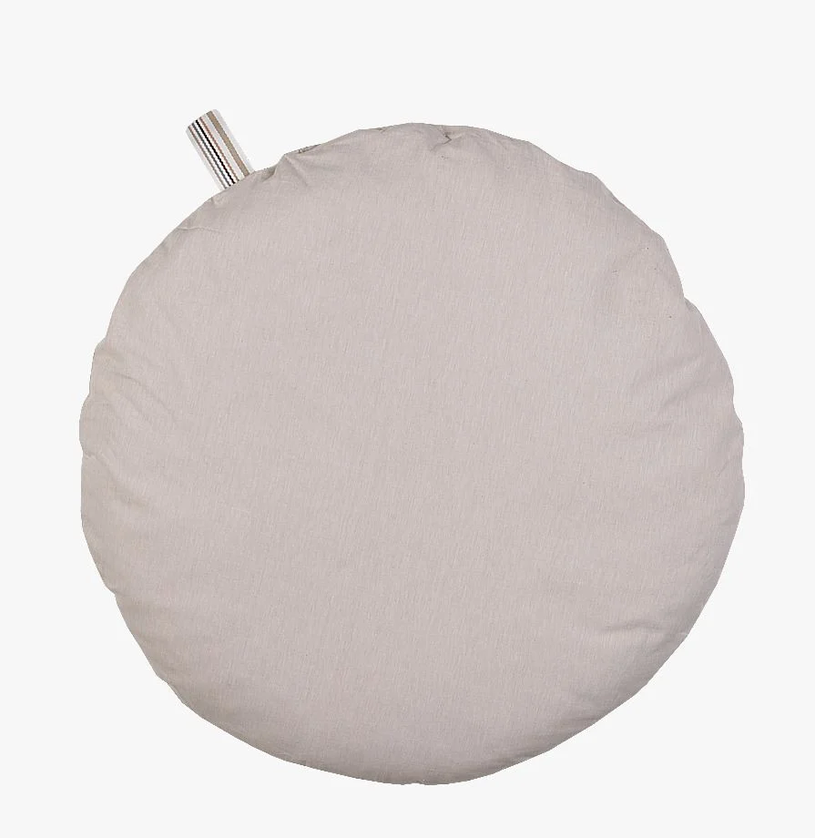 Meditasjonspute lys beige - 86x8 cm