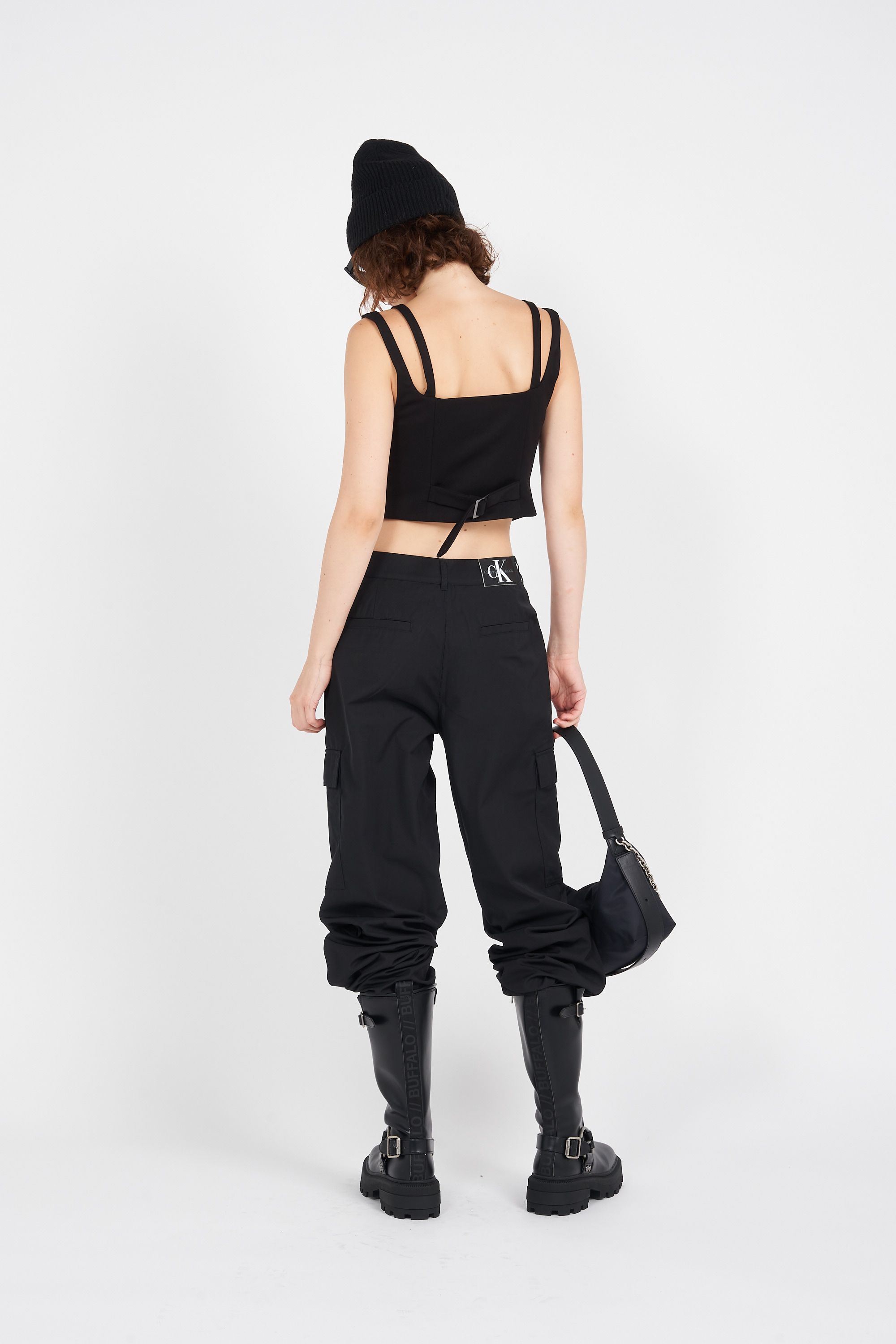 Daily Paper Top rutna gilet Noir