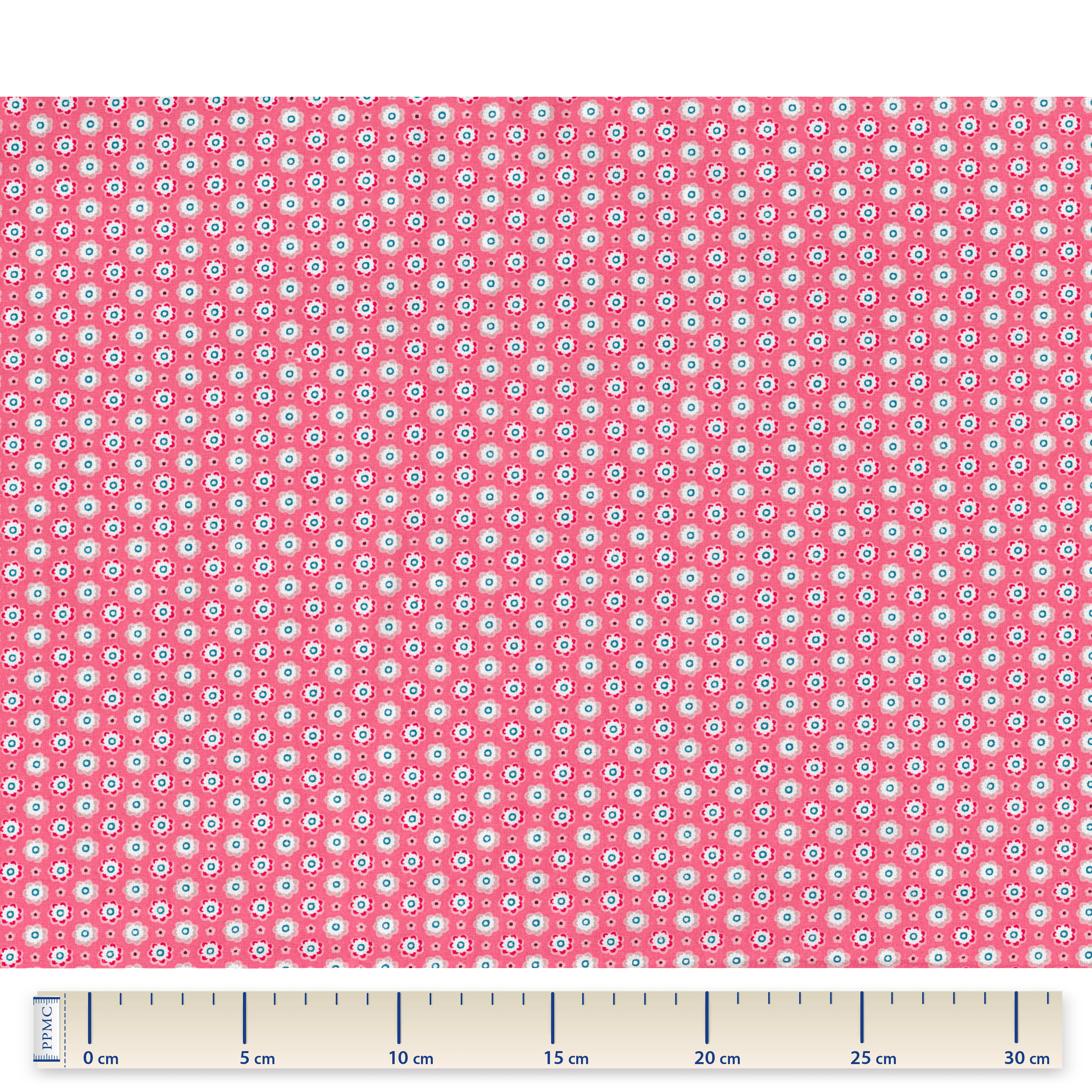 Tissu Coton Au Mètre Fleurette Blush