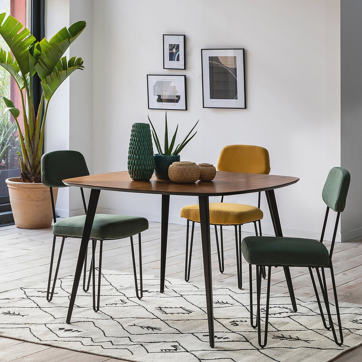 LA REDOUTE INTERIEURS<br>Mesa vintage para 4 pessoas. Watford