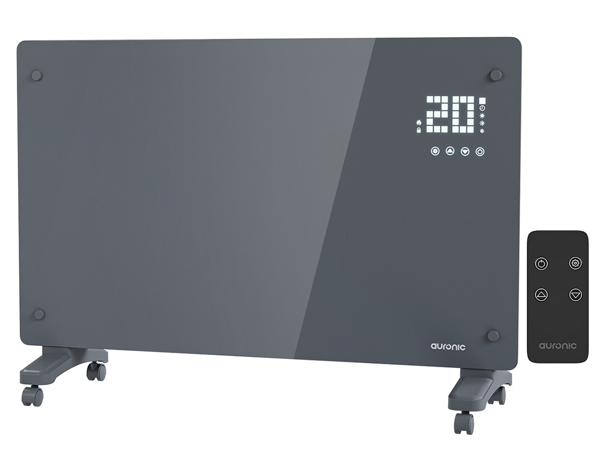 Auronic 2000 watt glazen paneelverwarming - Grey