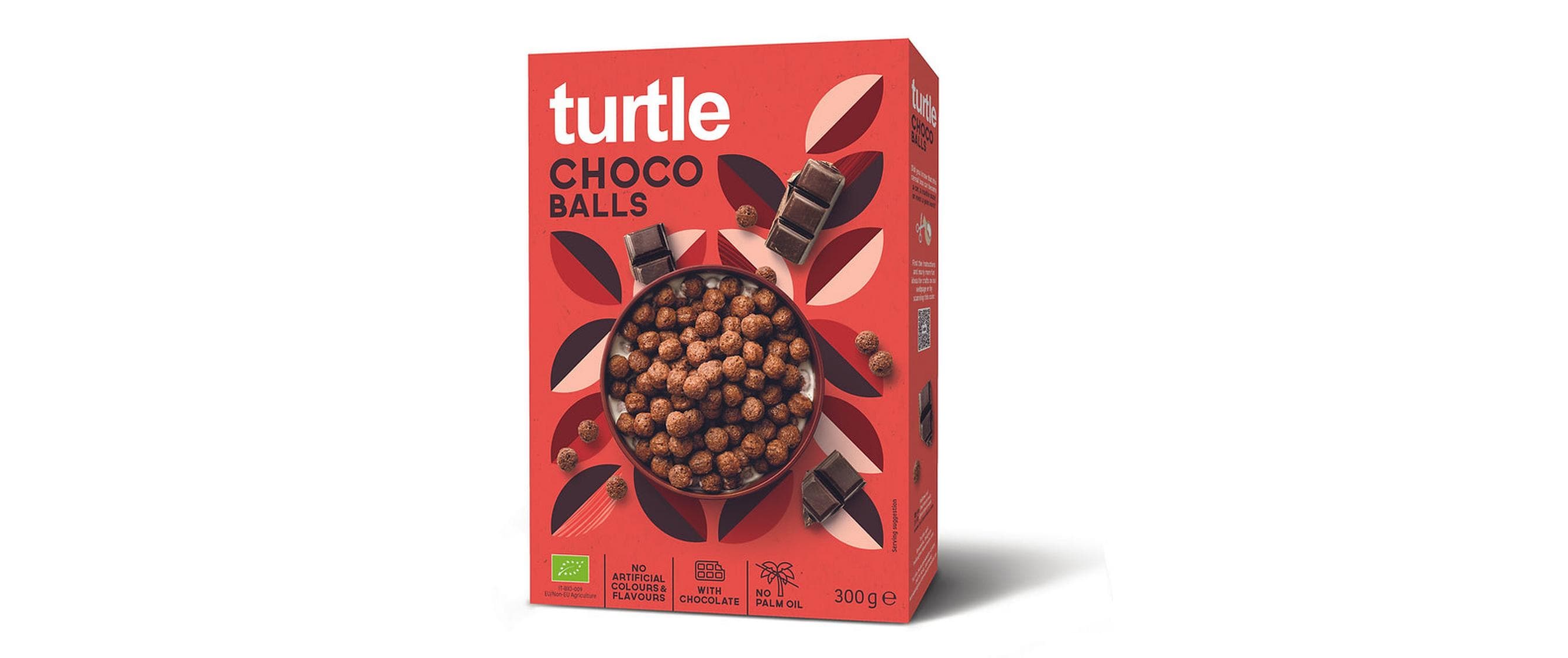 Cerealien Turtle – Choco Balls Bio 300gBio-Schokokugeln, frei von Palmöl