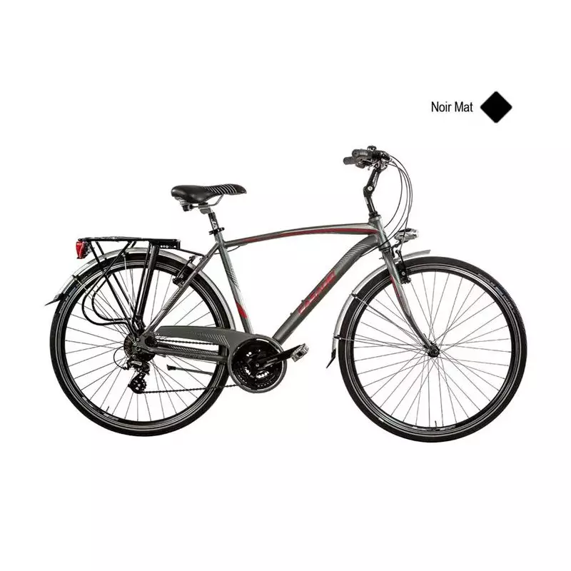 Vélo CASADEI ctb 28 zefiro 21v alu h52 Noir mat