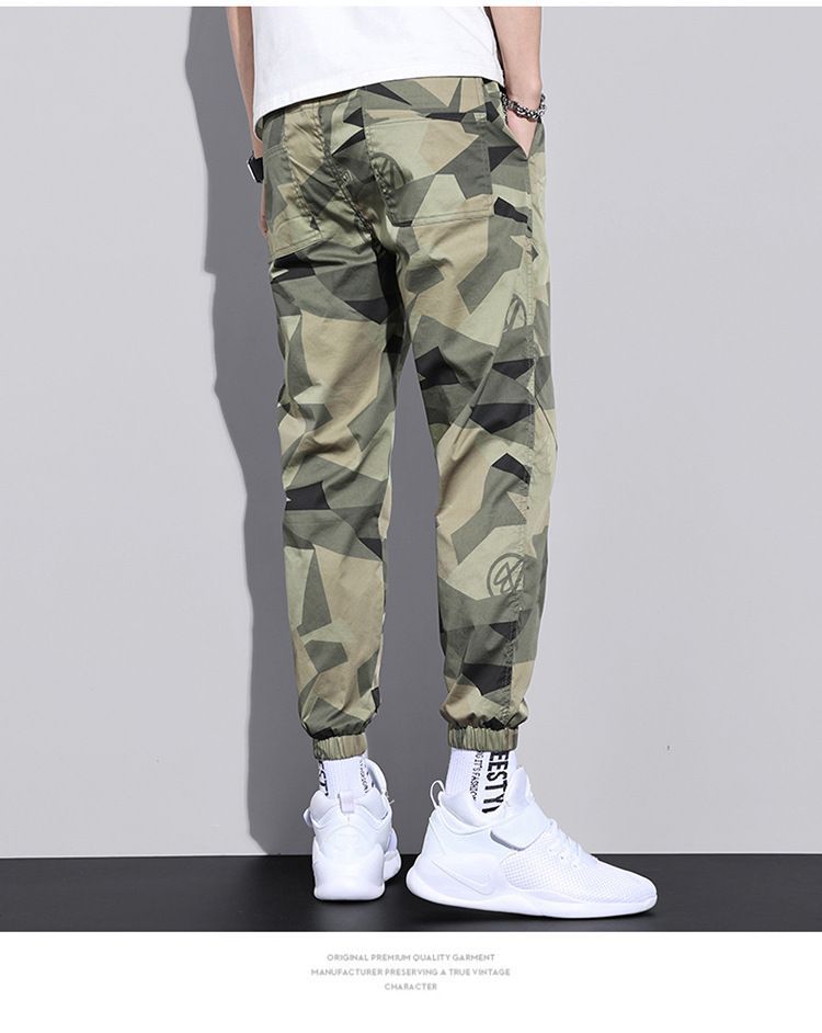 Femilina - Print Joggingbroek met Rechte Pijpen