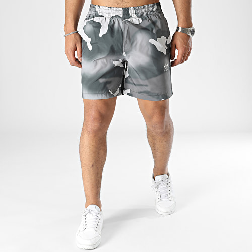 Short De Bain Originals Camo HT4415 Vert Kaki Gris