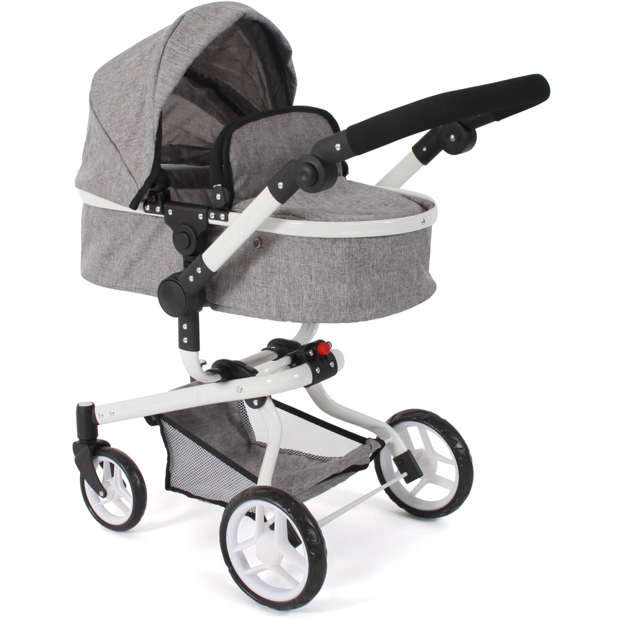 BAYER CHIC 2000 Kombi Puppenwagen YOLO grau