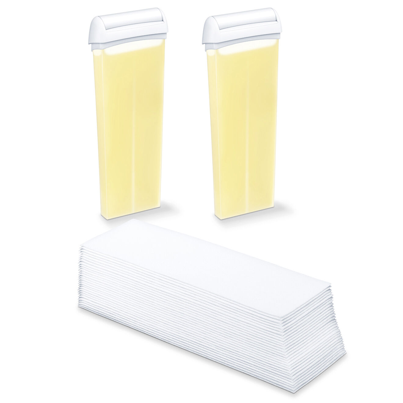 Beurer Épilateur à la cire chaude & 2 cartouches de cire HL 40 blanc/cuivré