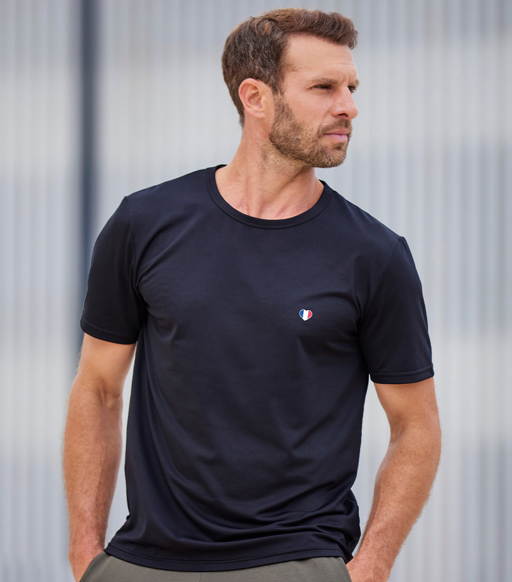 T-shirt Homme Sport Noir - Iconique