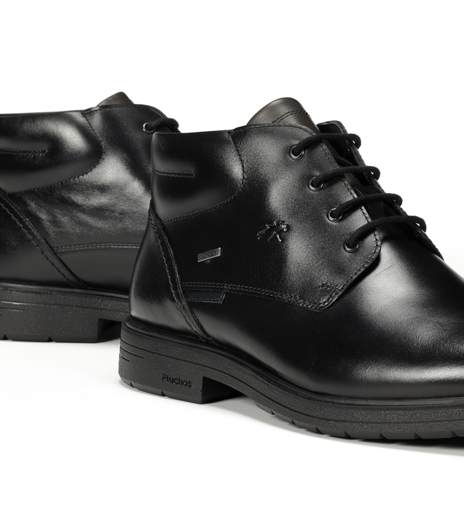 Botas de couro Fluchos F1305 pretas