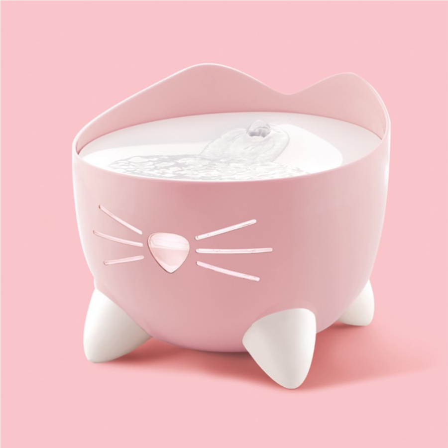 Fonte de água rosa Catit PIXI para gatos
