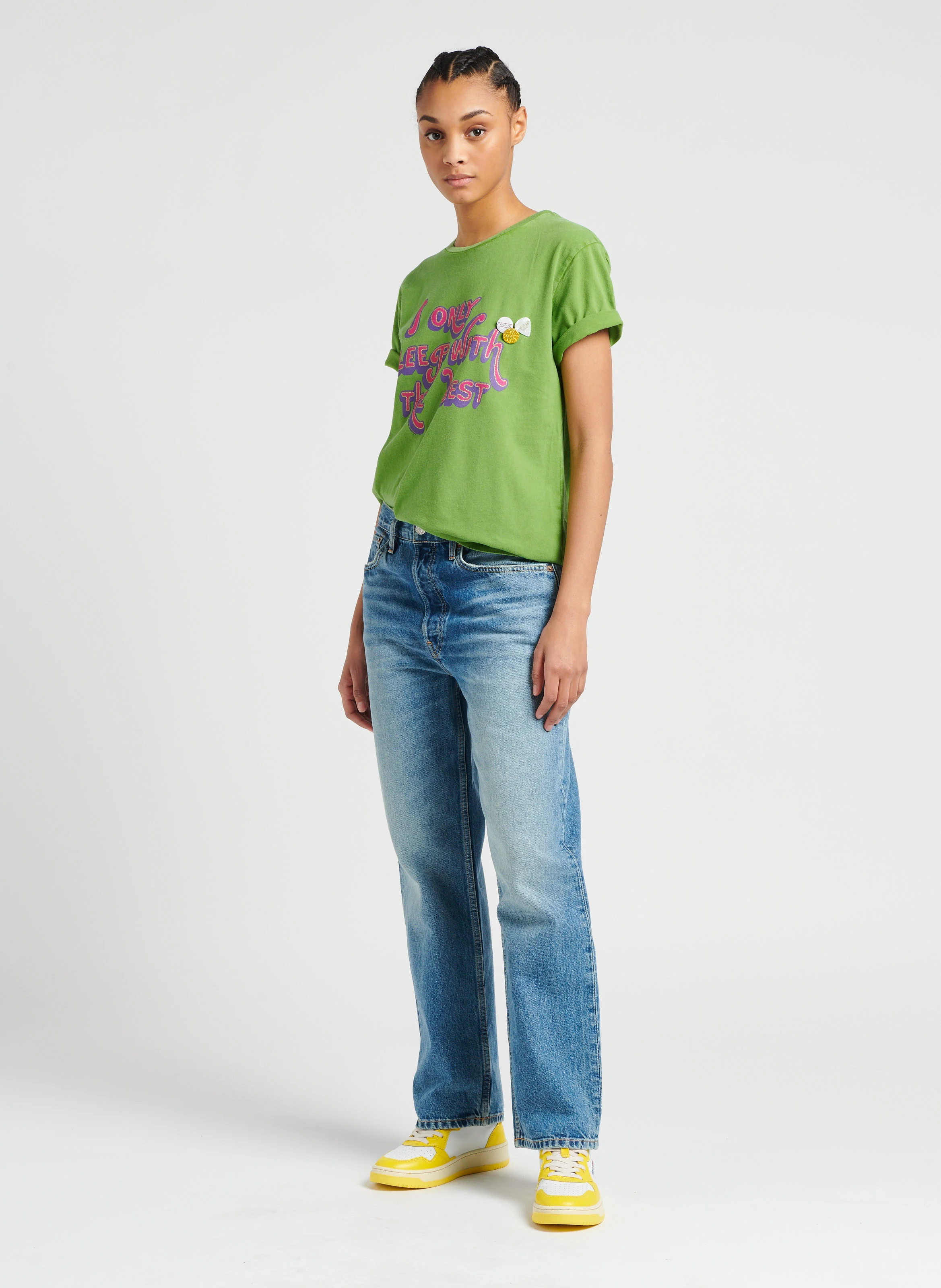 90S LOW SLUNG - Jean boyfriend en coton| Jean Délavé