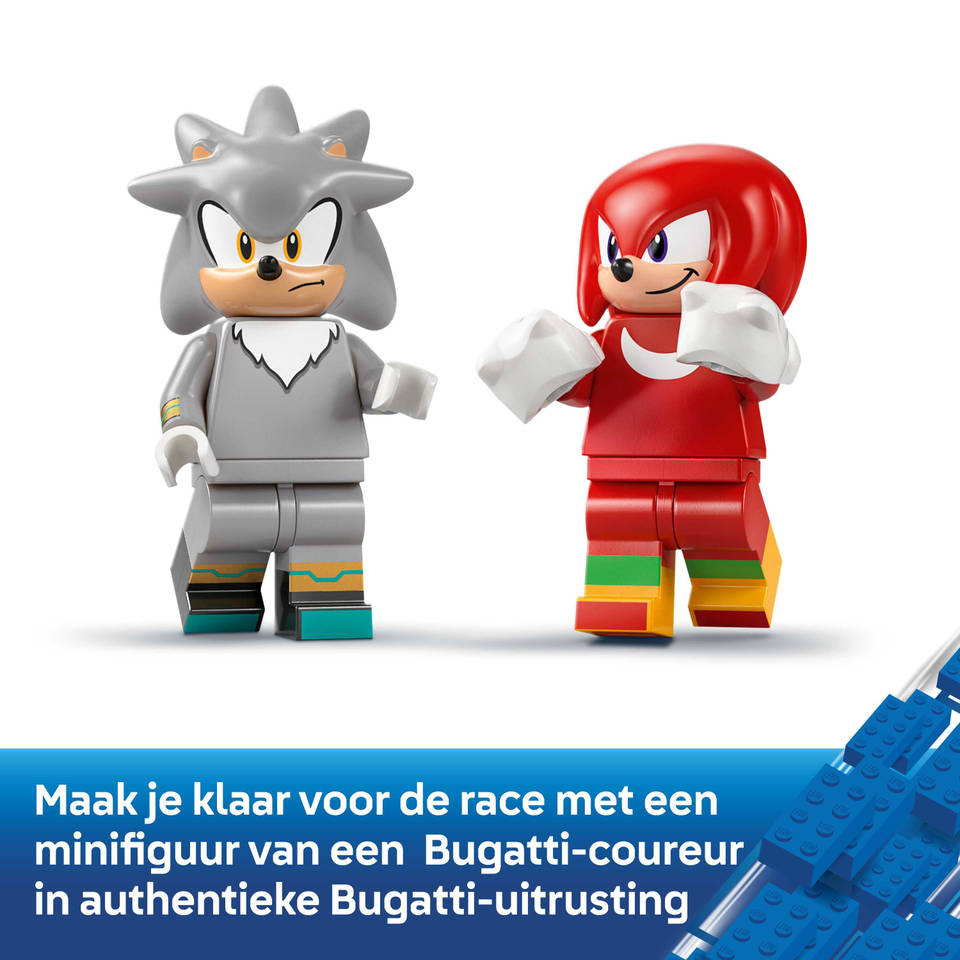 LEGO Sonic the Hedgehog Silvers auto vs. Knuckles' monster truck 77118