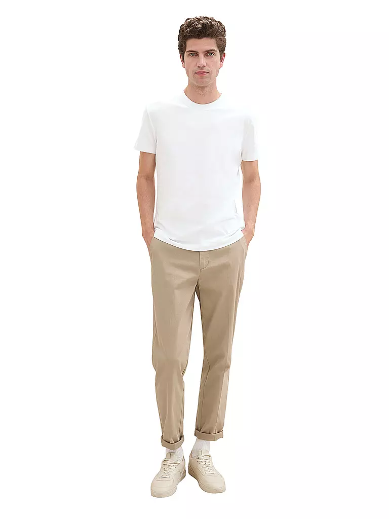 TOM TAILOR T-Shirt weiss