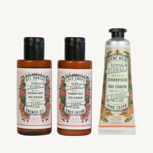 Panier des Sens Rose Geranium Weekend Set 3ST