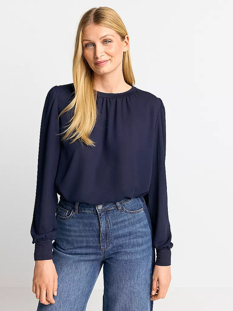 RICH & ROYAL Blusenshirt dunkelblau