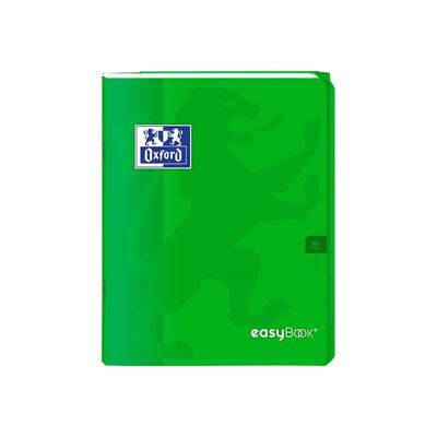 Oxford Easy Book - Cahier polypro 17 x 22 cm - 96 pages - grands carreaux (seyès) - disponible dans différentes couleurs