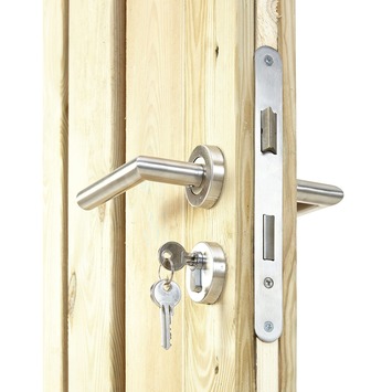 Tuinpoort voor houtbetonschutting grenen linksdraaiend breedte ca. 110 cm