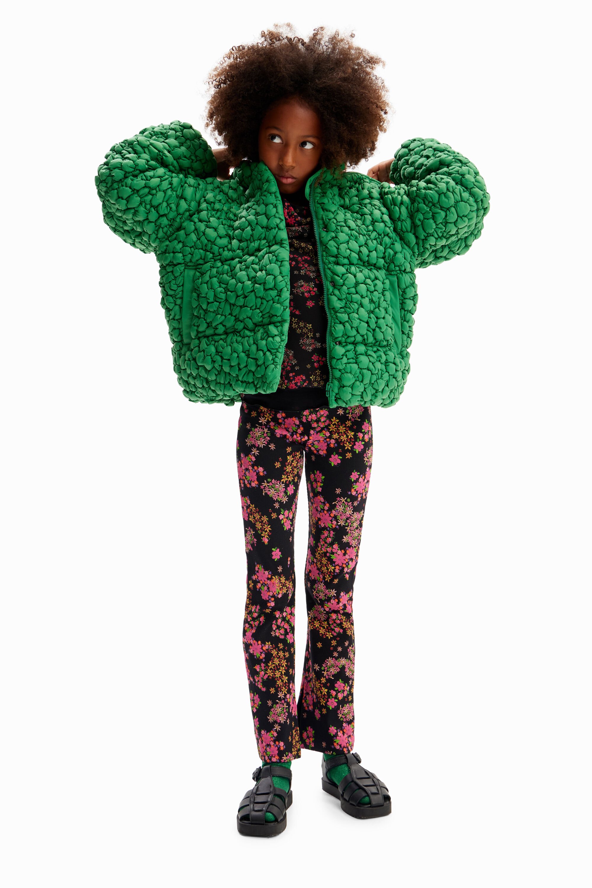 Chaqueta acolchada textura