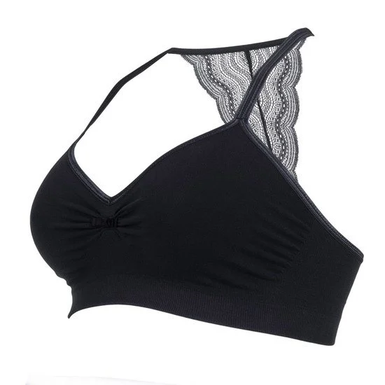 Brassière de grossesse et d'allaitement Serenity   Noir        de               Cache Coeur