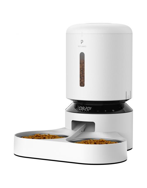 Petlibro Granary Automatische Dubbele Voerbak - Kattenvoerbak - 5 l Wit
