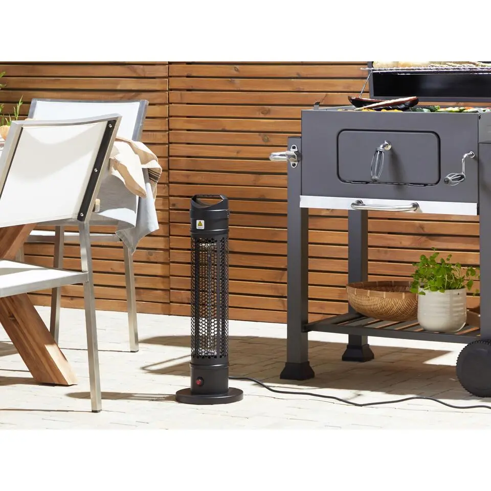 KRAKATOA - Terrasverwarmer - Zwart - Aluminium